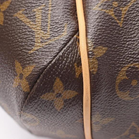 LOUIS VUITTON Brown Monogram Leather Tote Bag - Picture 9 of 13